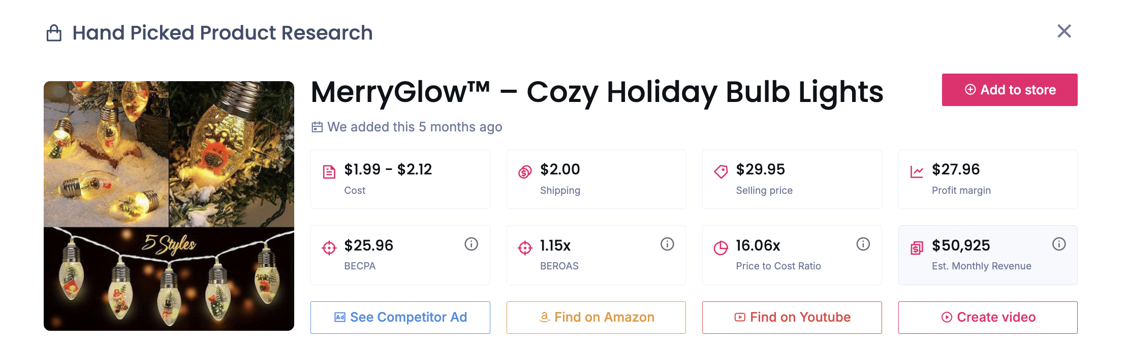 Merrylow™ String Lights – Deck the Halls and the Cart